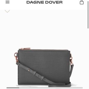 Dagne Dover Essentials Clutch- wallet in GRAPHITE. EUC never used.